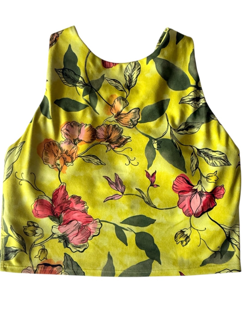 Athleta Stretch Floral Activewear Top Women Conscious Support Top S - Picture 2 of 5